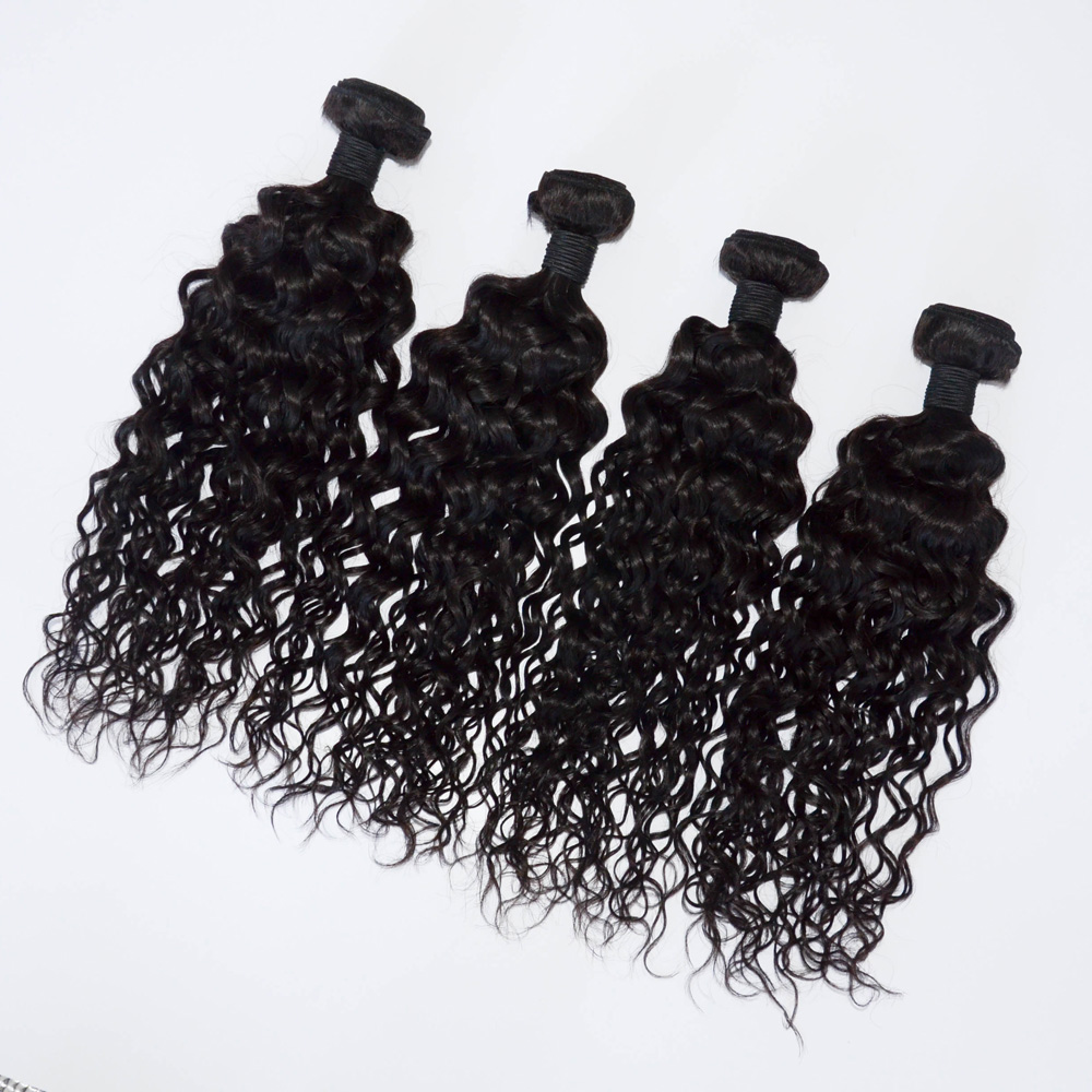 Cheap deep wave unprocessed brazilian human hair weft YJ189